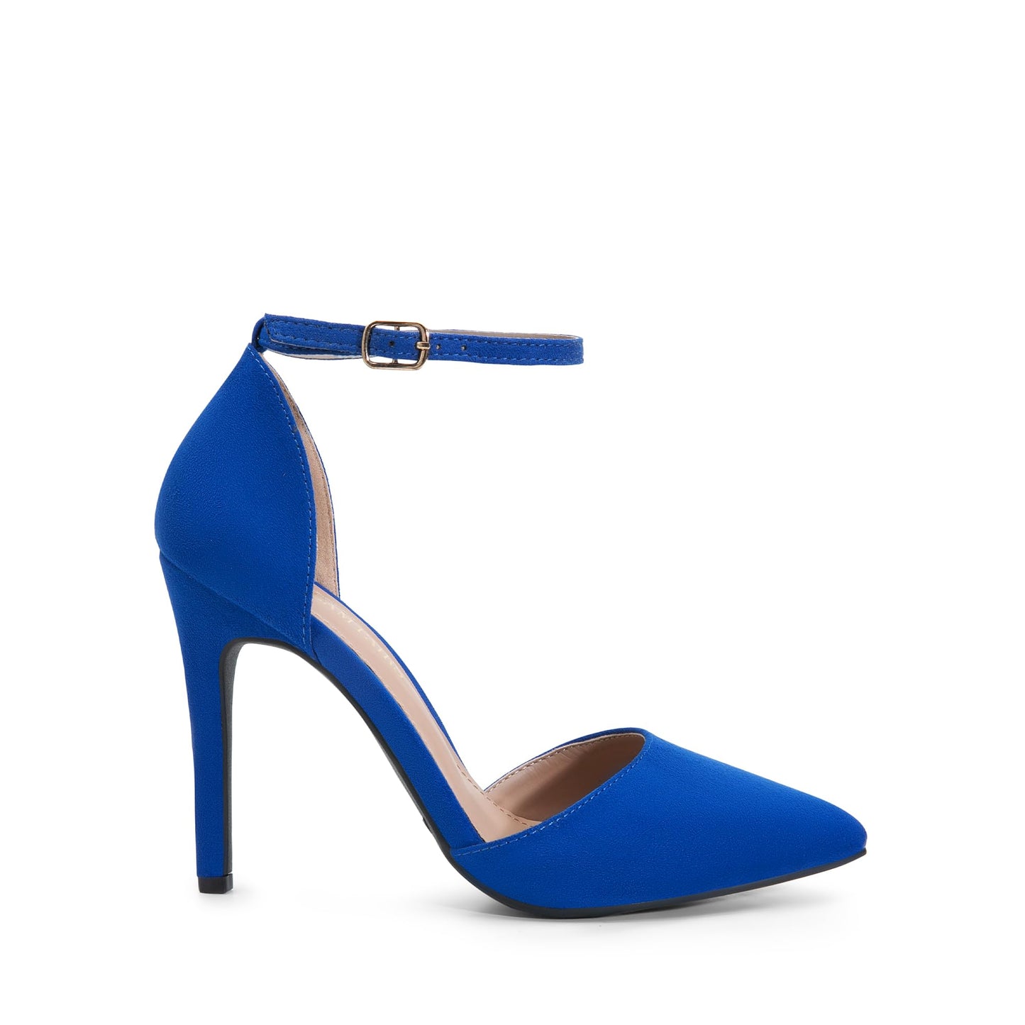 Pointed Toe Ankle Strap High Heel Stiletto