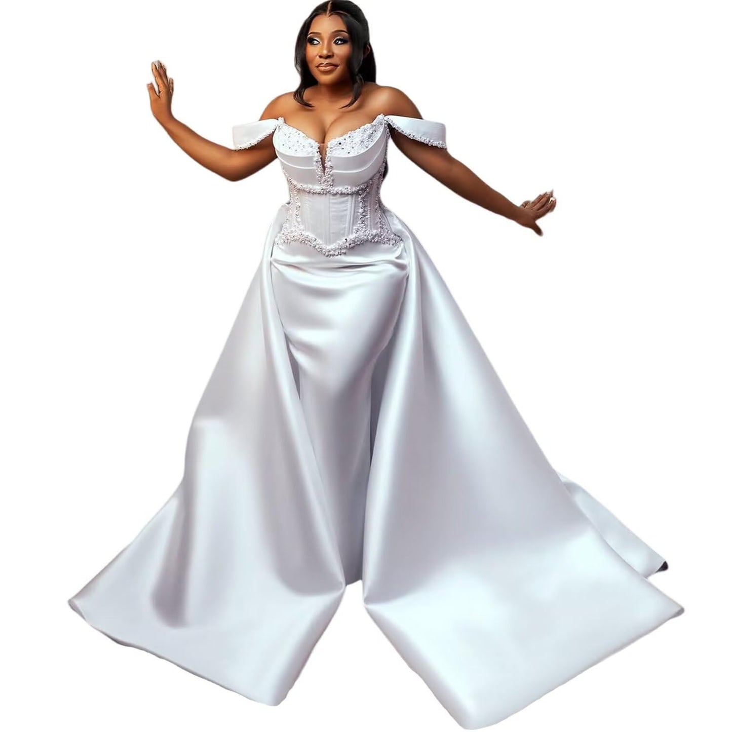 Pearls Bridal Gown