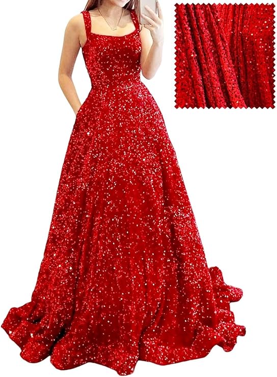 A Line with Pockets Ball Gown