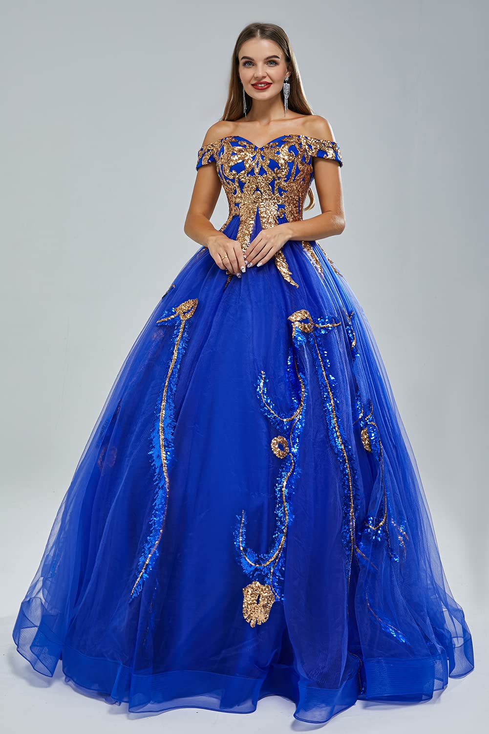 Sparkly Ball Gown Prom Dress Quinceanera Dress