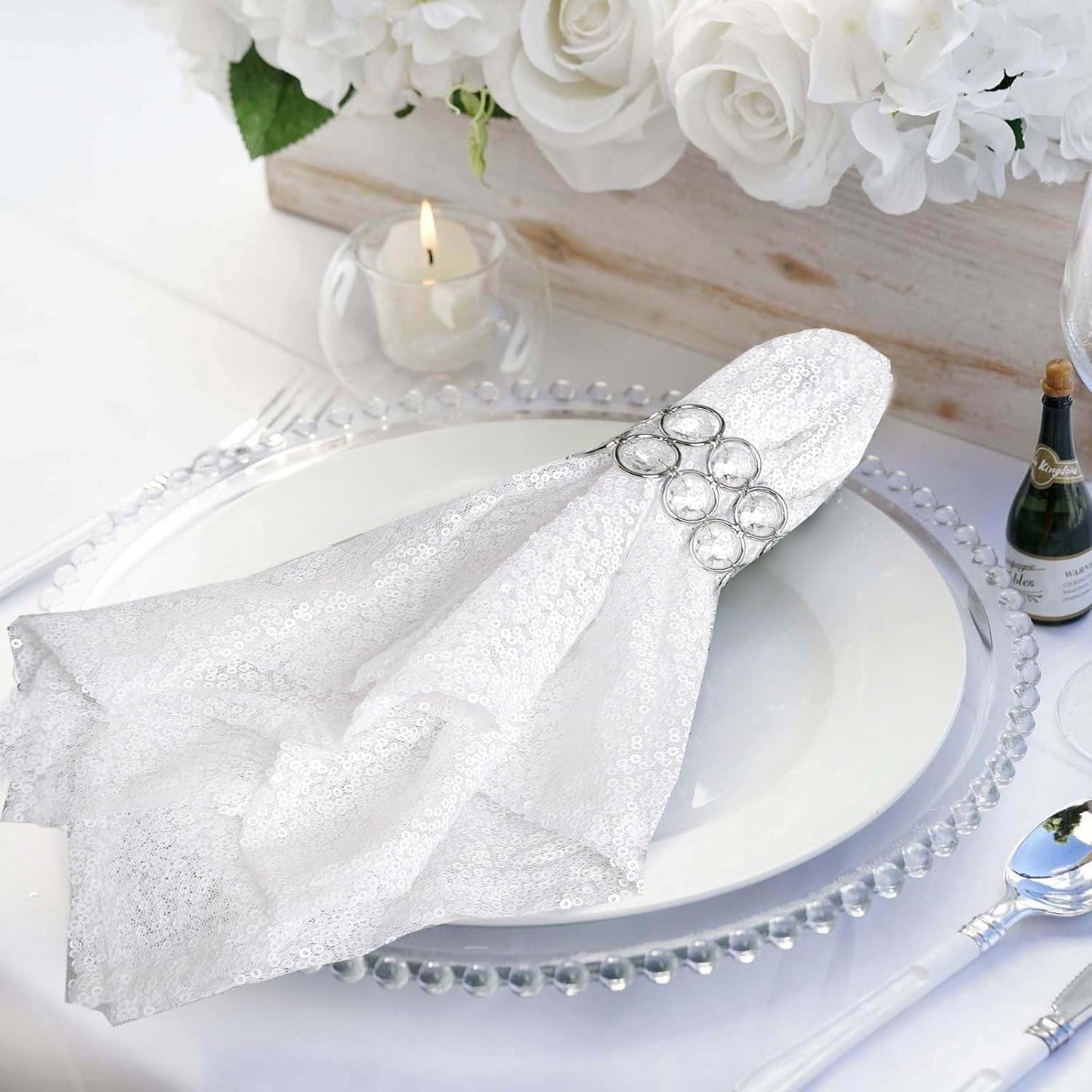 5 Pack | 20”x20”Premium Sequin Napkin