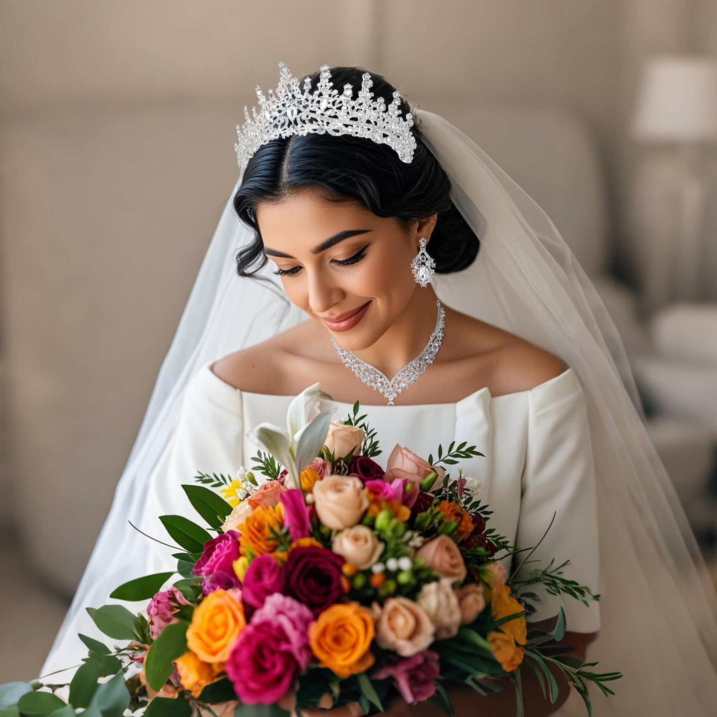 Crystal Bridal Jewelry Set