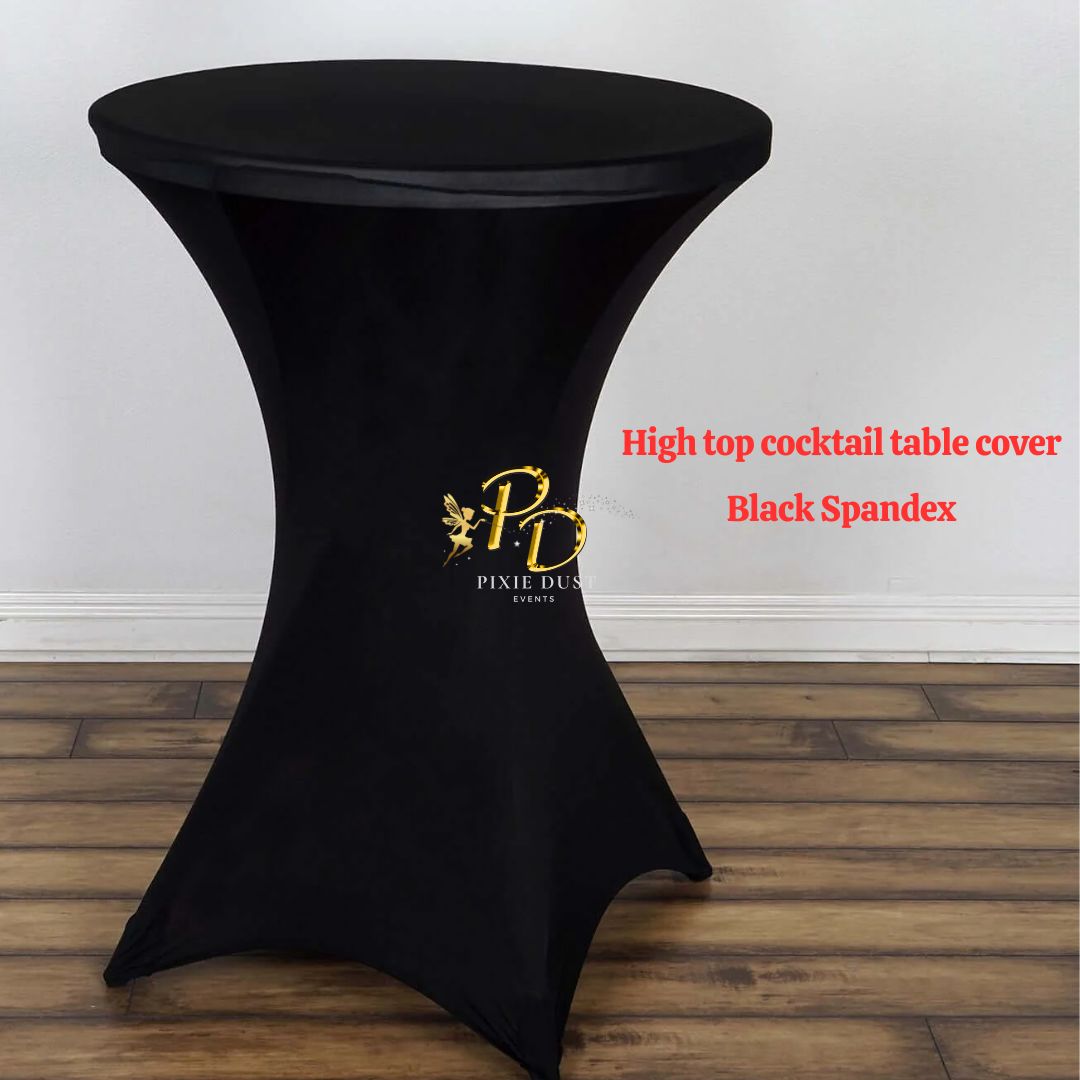 Spandex Fitted Cocktail Table Cover