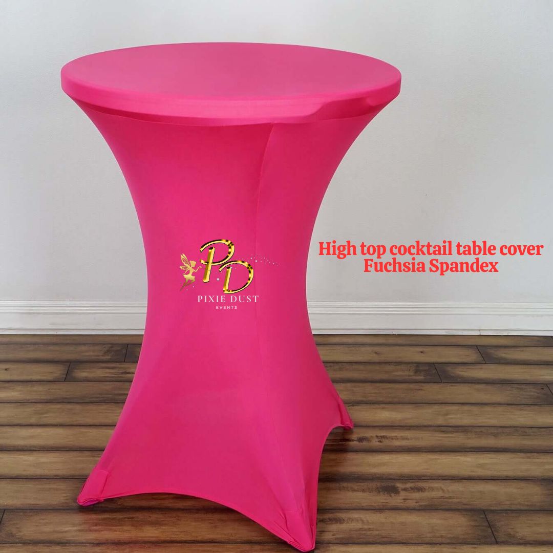Spandex Fitted Cocktail Table Cover