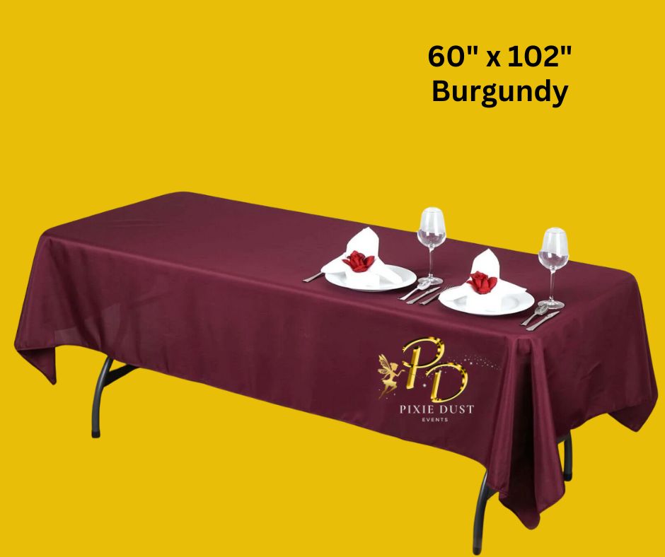 Rectangle Tablecloth 60"x102"