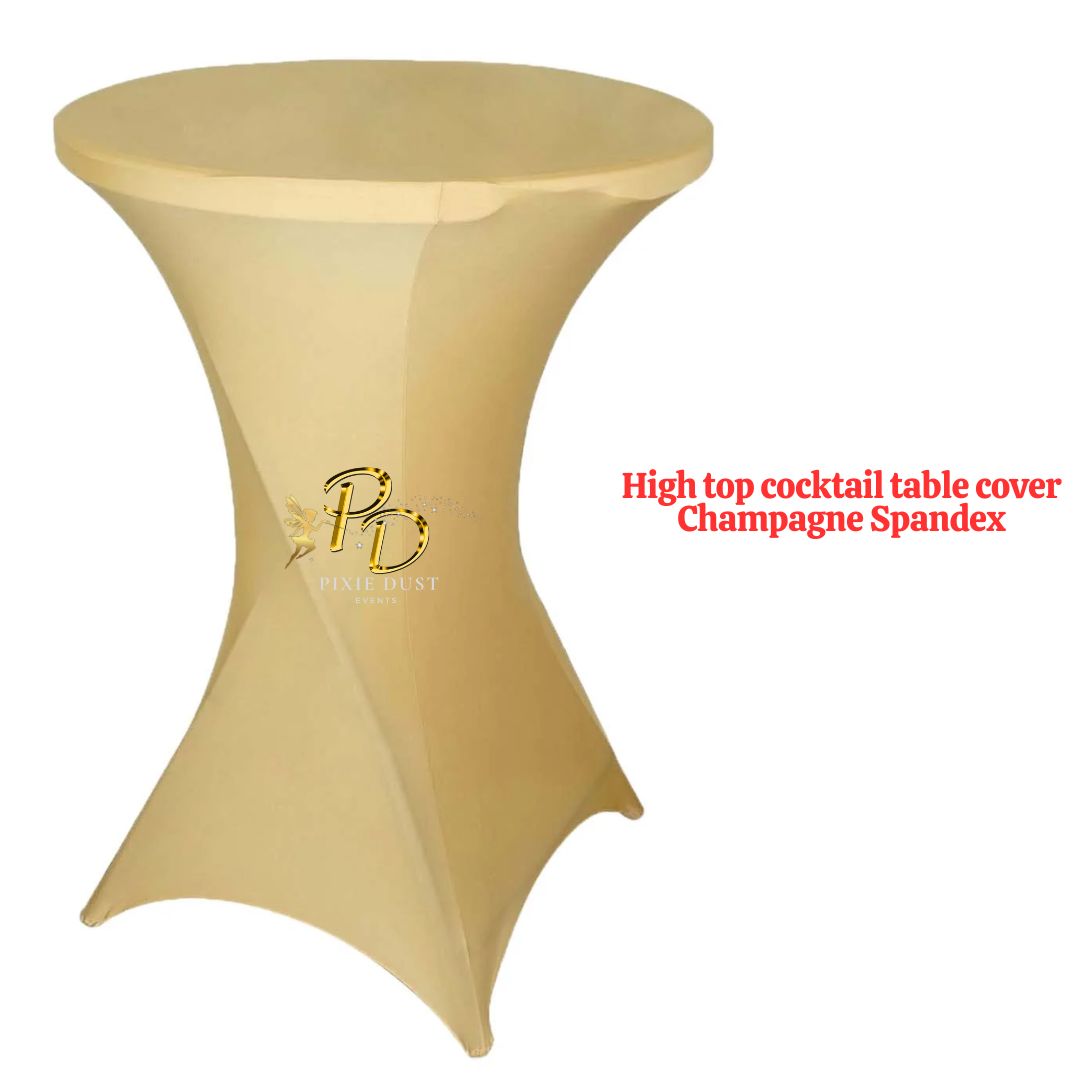 Spandex Fitted Cocktail Table Cover