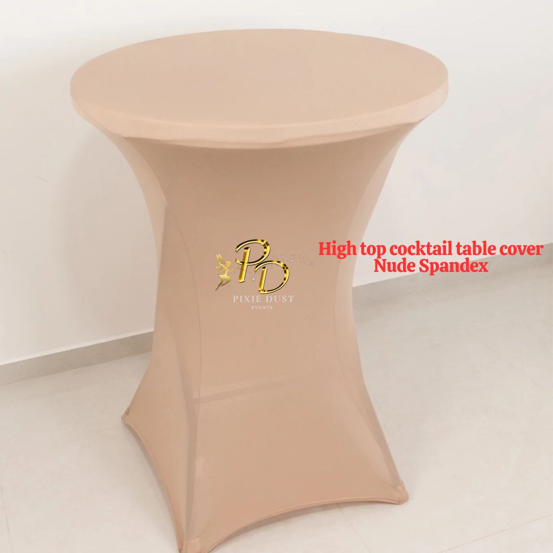Spandex Fitted Cocktail Table Cover