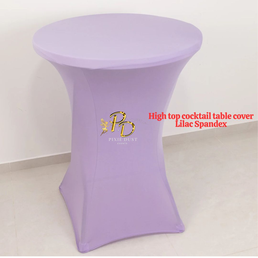 Spandex Fitted Cocktail Table Cover
