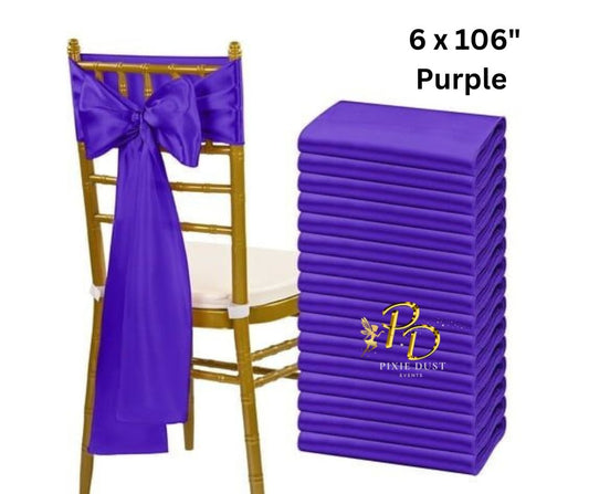 Satin Chair Sash