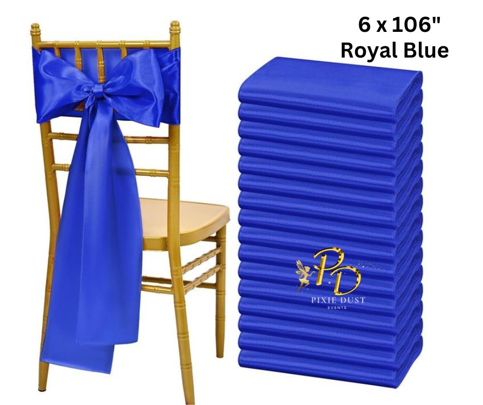 Satin Chair Sash