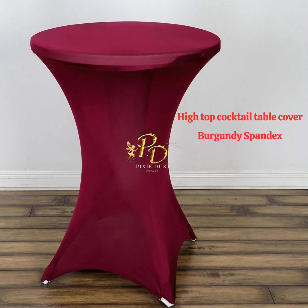 Spandex Fitted Cocktail Table Cover