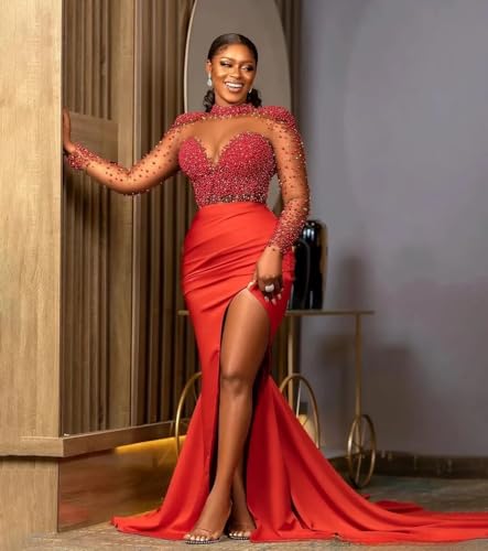 Beaded Mermaid Evening Dresses