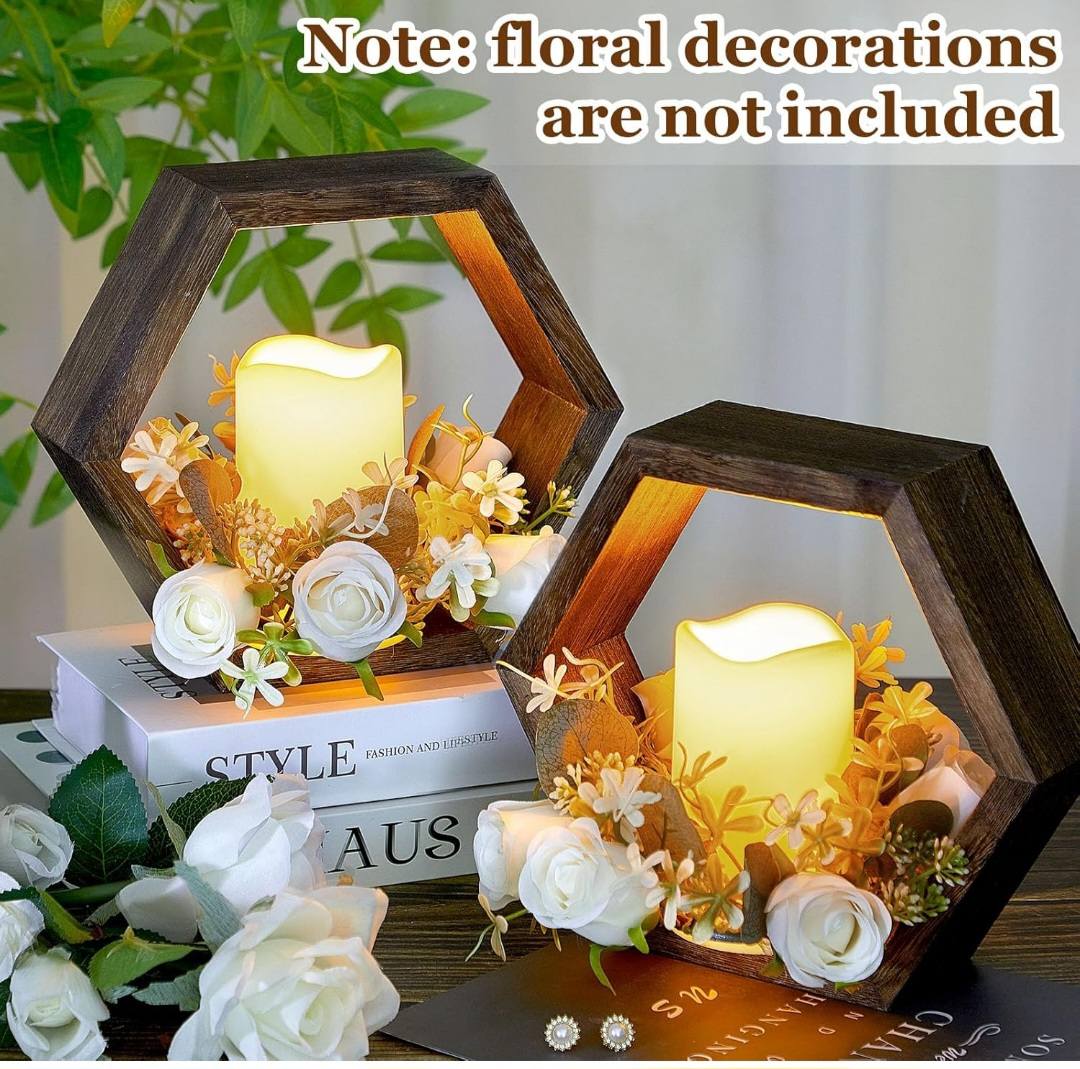 Hexagon Centerpieces (2 pieces)
