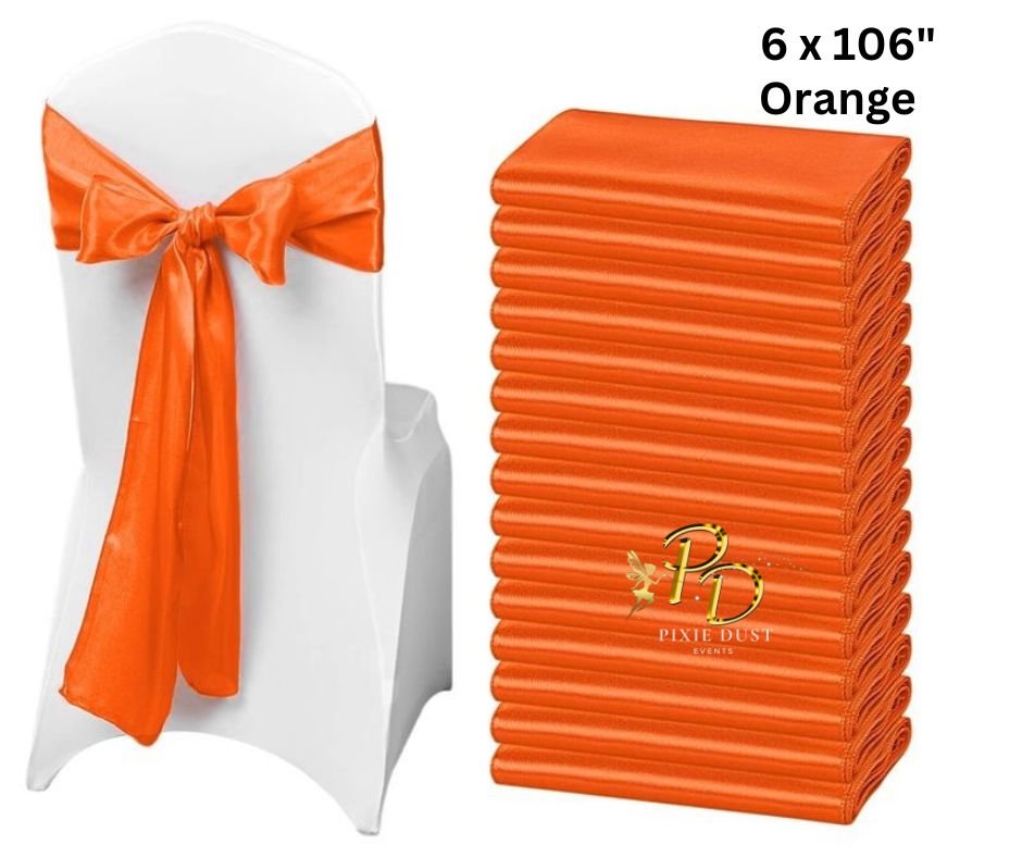 Satin Chair Sash