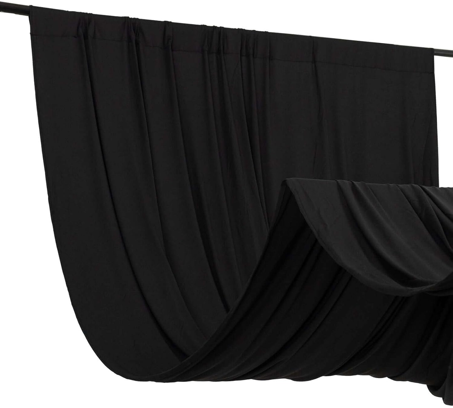 4-Way Stretch Spandex Drapery Panel with Rod Pockets