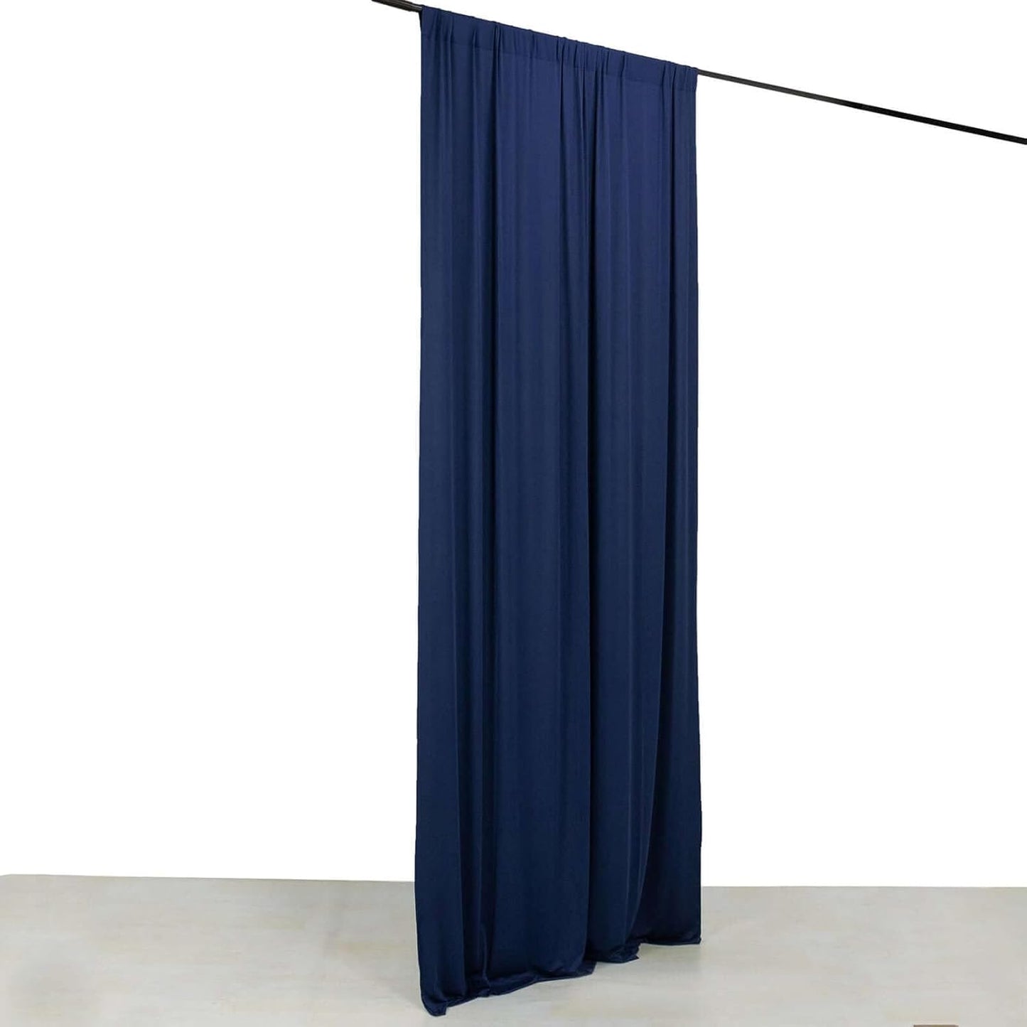 4-Way Stretch Spandex Drapery Panel with Rod Pockets