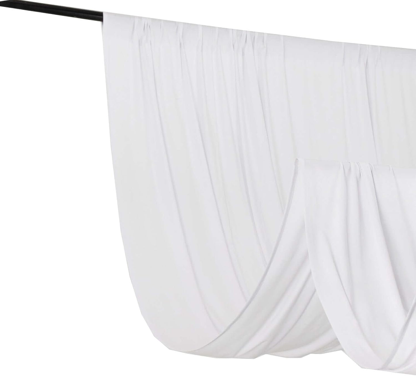 4-Way Stretch Spandex Drapery Panel with Rod Pockets