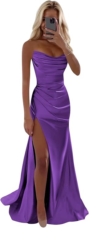 Corset Satin Bridesmaid Dresses