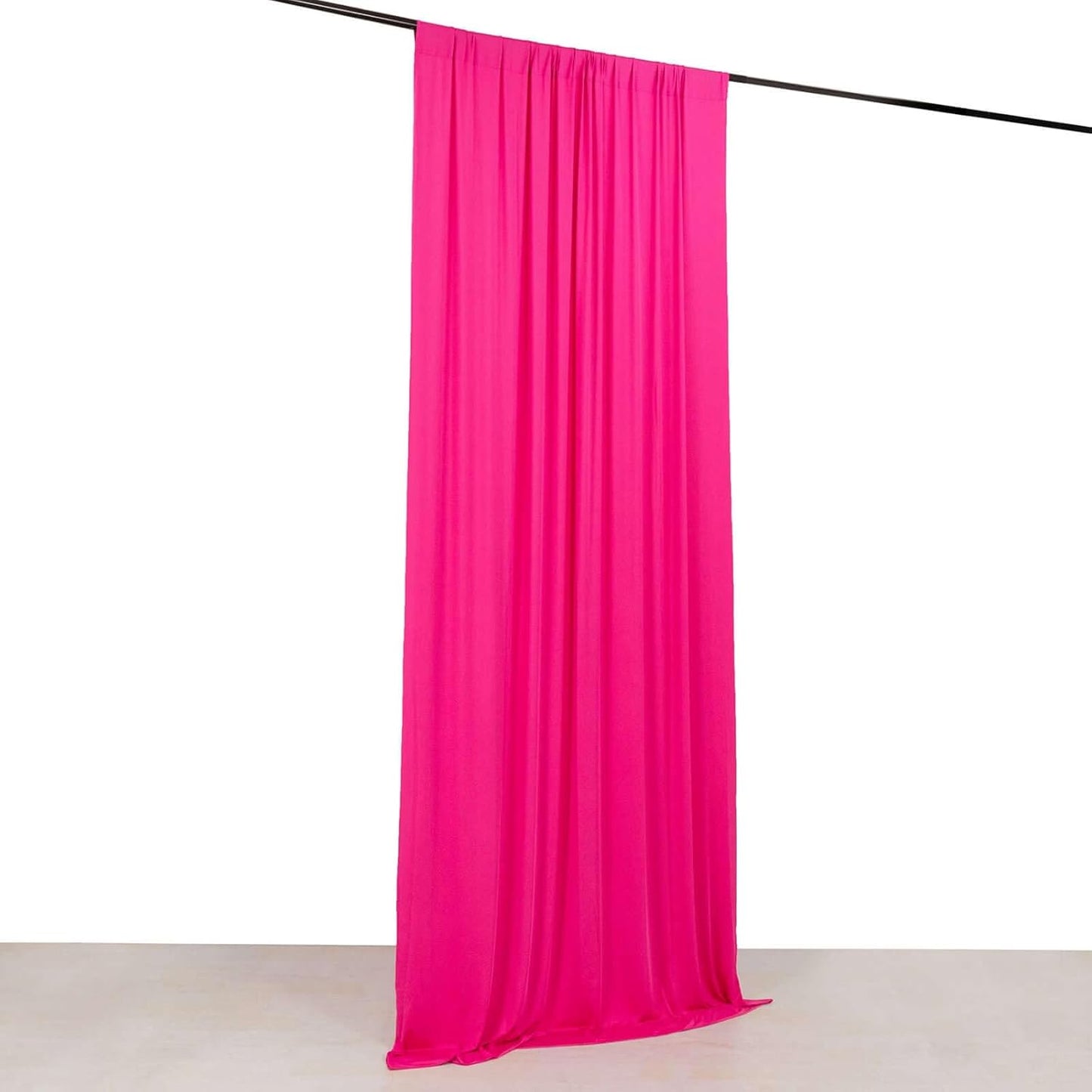 4-Way Stretch Spandex Drapery Panel with Rod Pockets