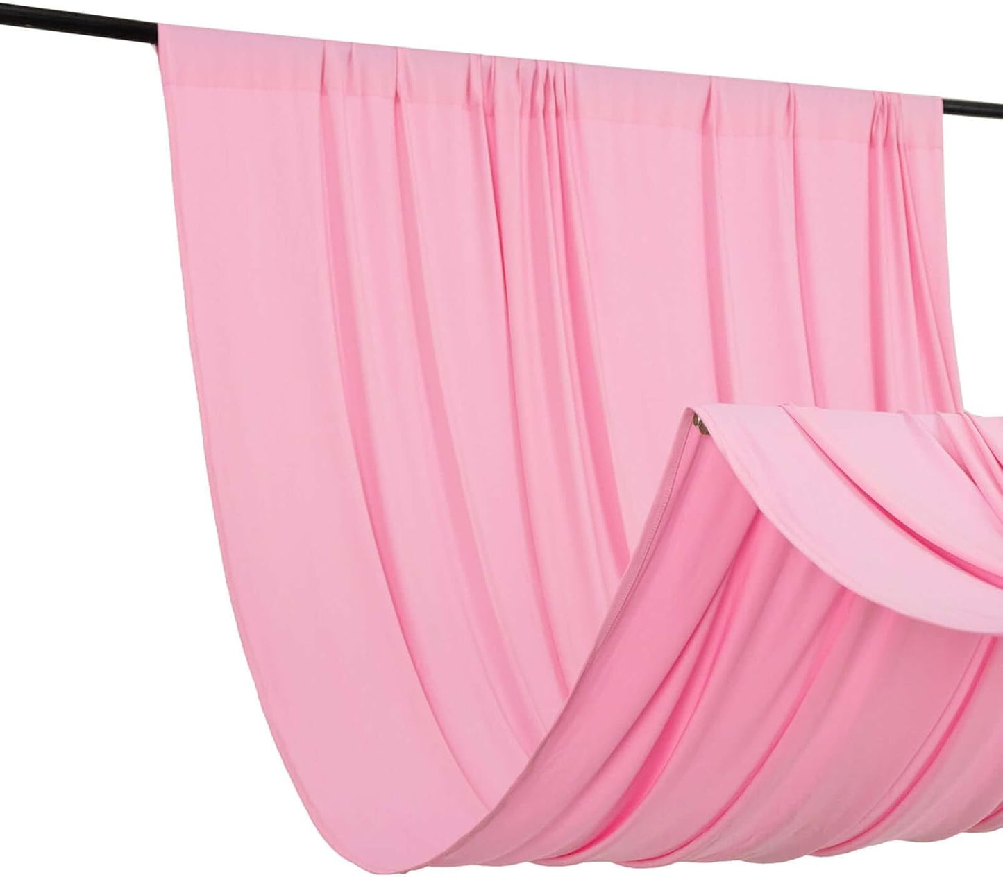4-Way Stretch Spandex Drapery Panel with Rod Pockets