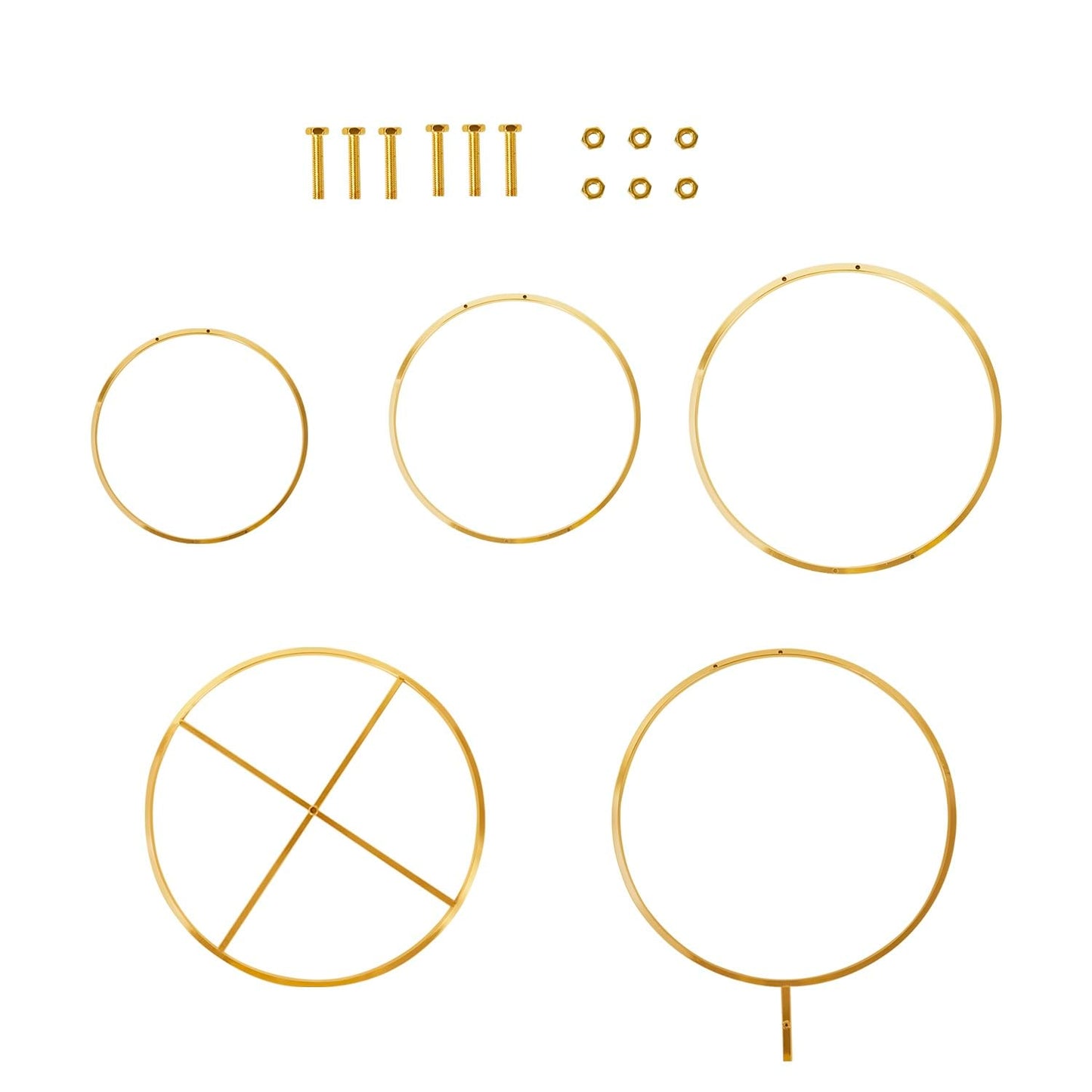 Gold  Backdrop Stand 5Ft