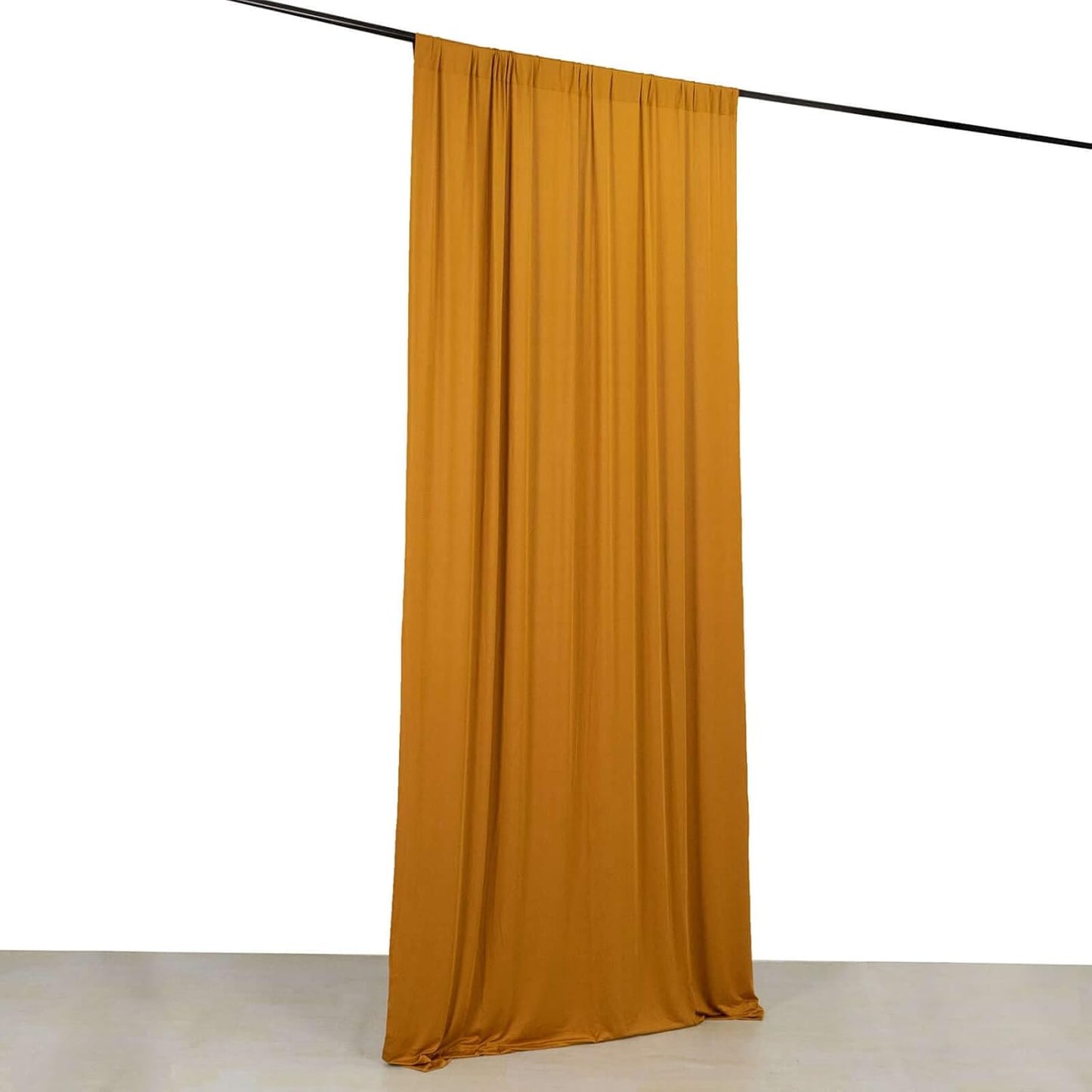4-Way Stretch Spandex Drapery Panel with Rod Pockets