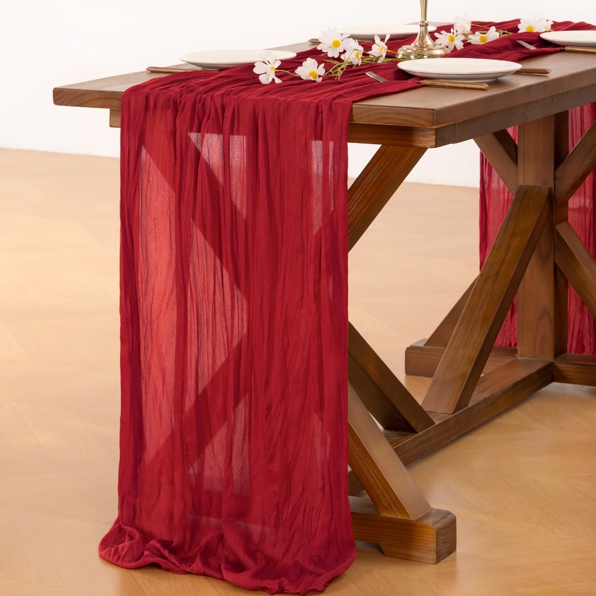 Cheesecloth Table Runner