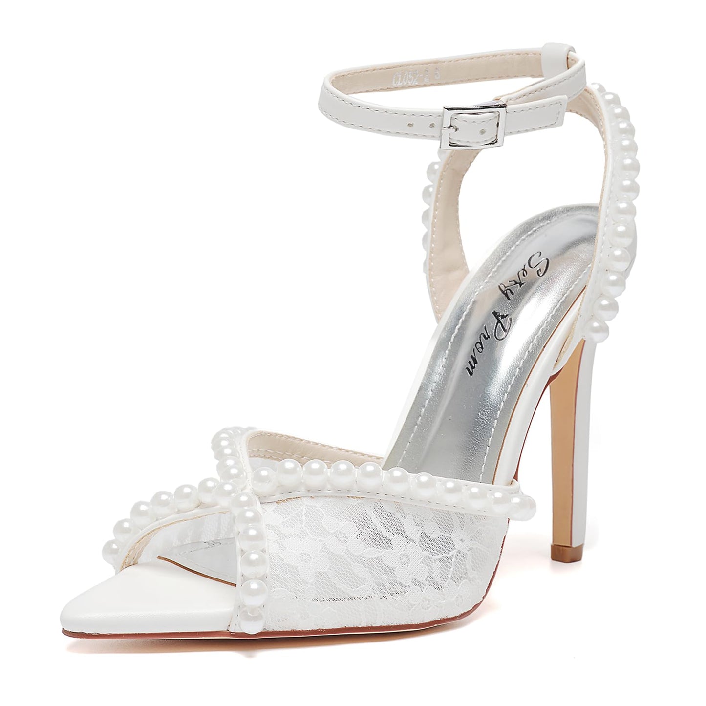 Pearl & Lace Ankle Straps