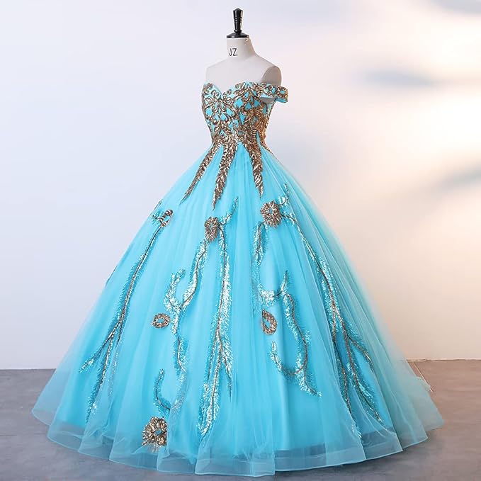 Sparkly Ball Gown Prom Dress  Quinceanera Dress