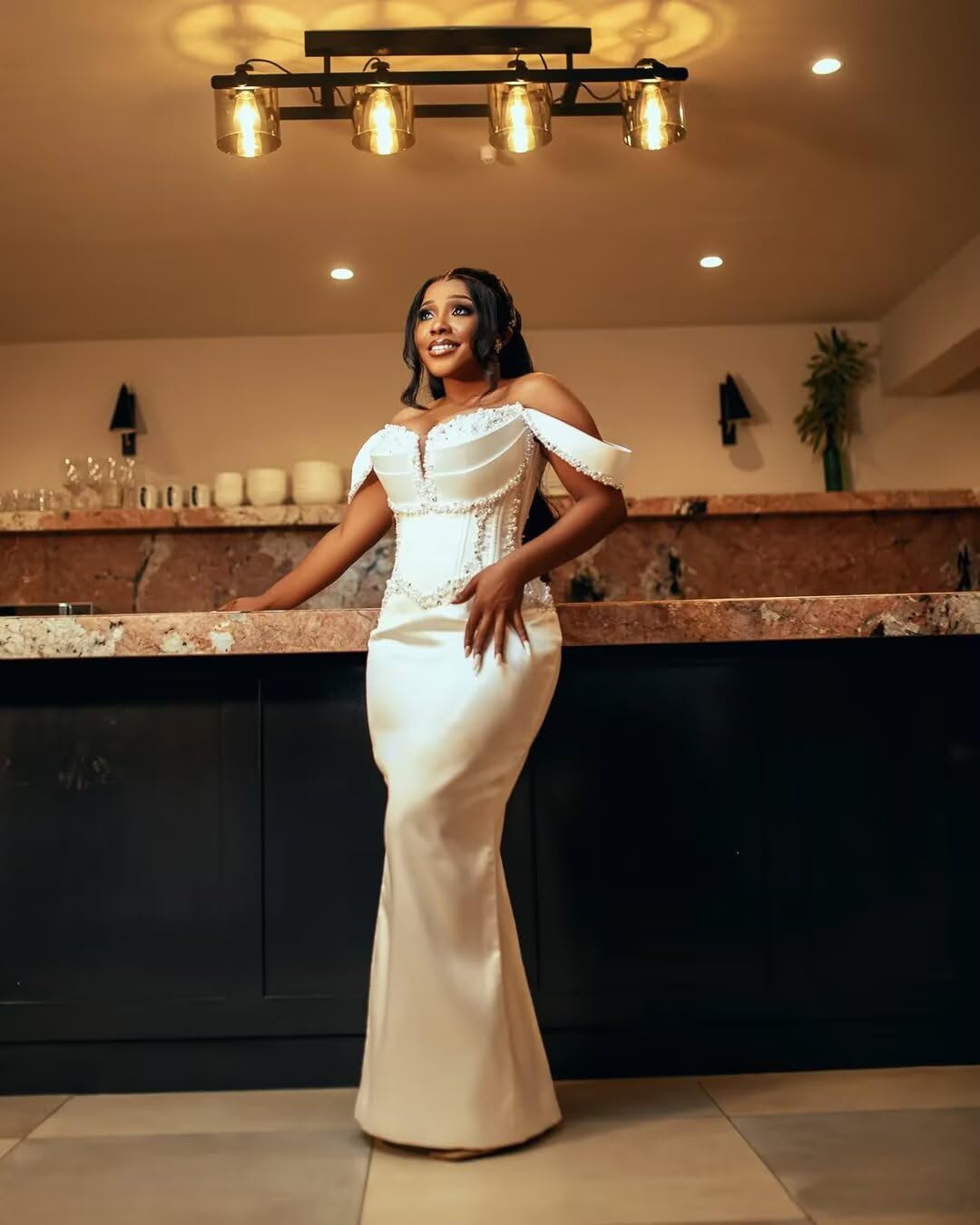 Pearls Bridal Gown