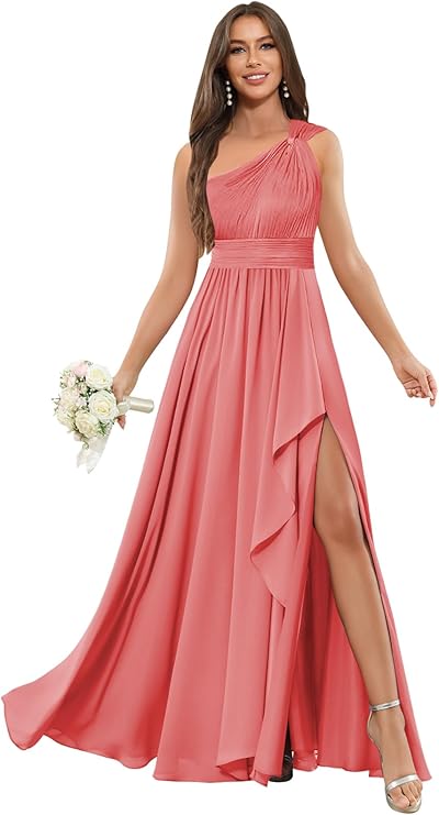 Long Chiffon Bridesmaid Dresses