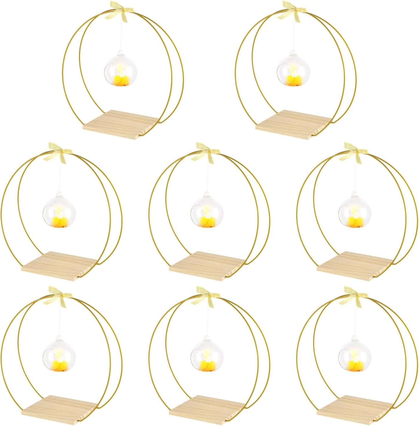 12 Inch  Hoop Centerpiece with Stand