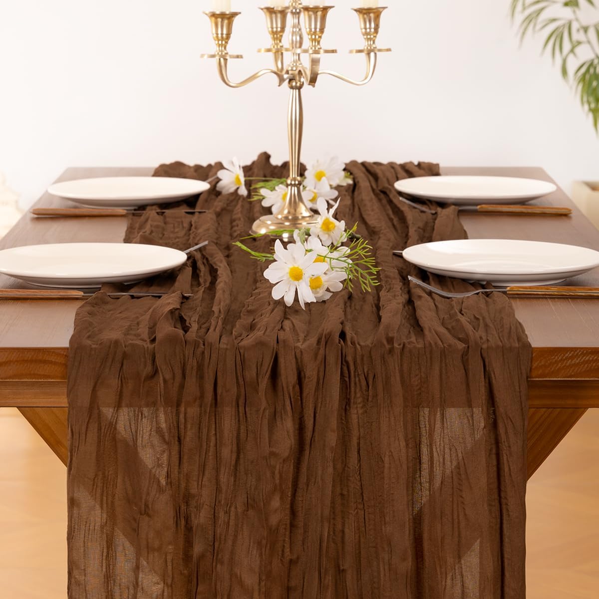 Cheesecloth Table Runner