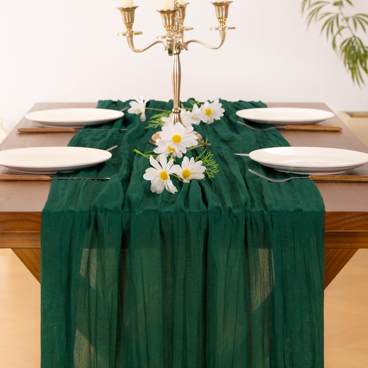 Cheesecloth Table Runner