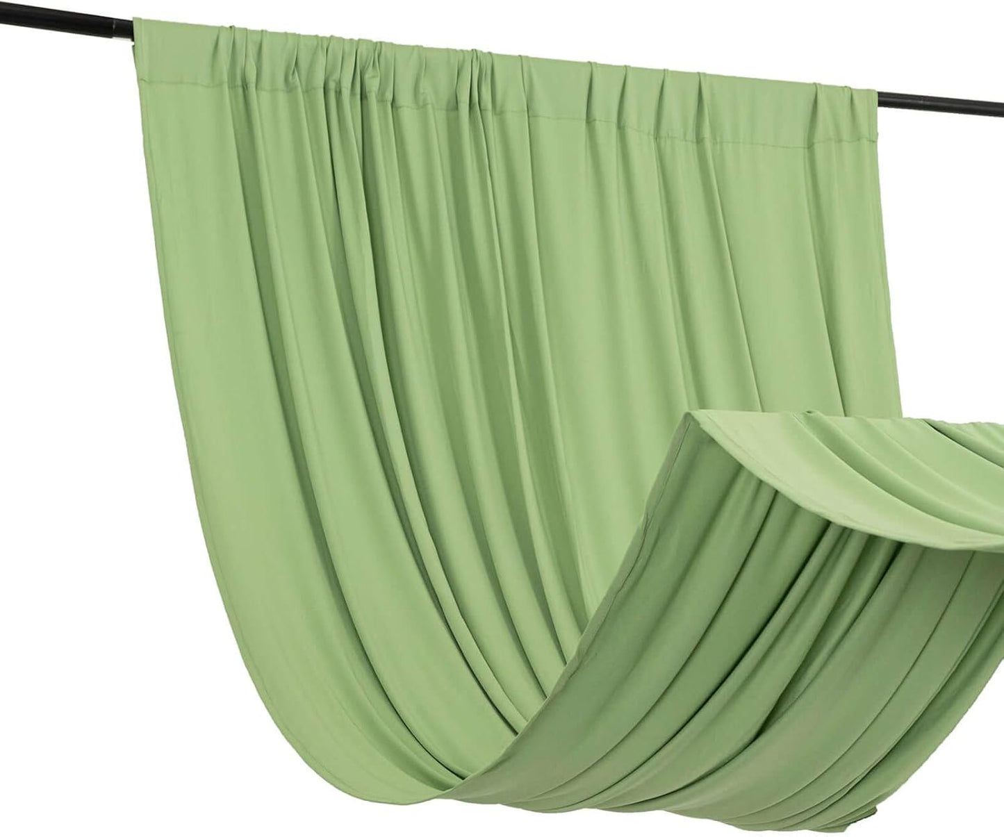 4-Way Stretch Spandex Drapery Panel with Rod Pockets