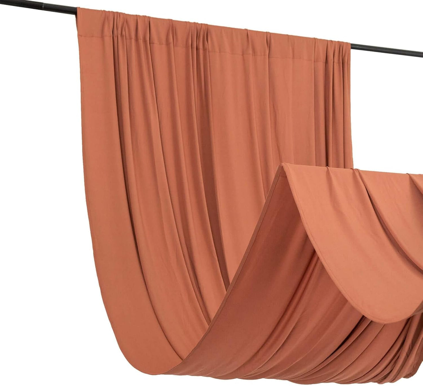 4-Way Stretch Spandex Drapery Panel with Rod Pockets