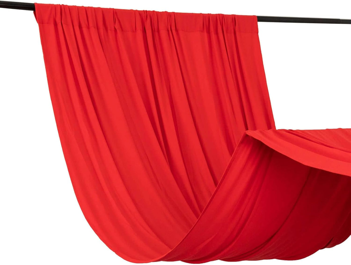 4-Way Stretch Spandex Drapery Panel with Rod Pockets