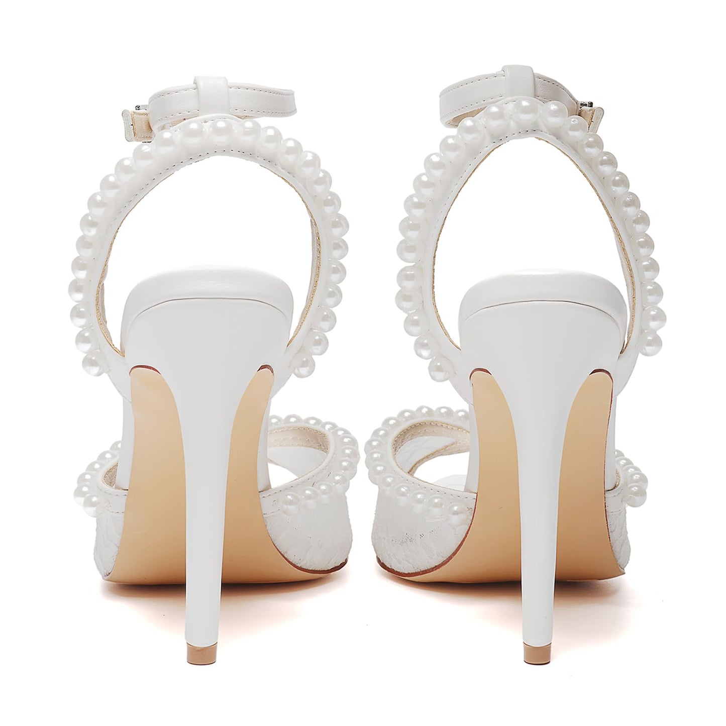 Pearl & Lace Ankle Straps