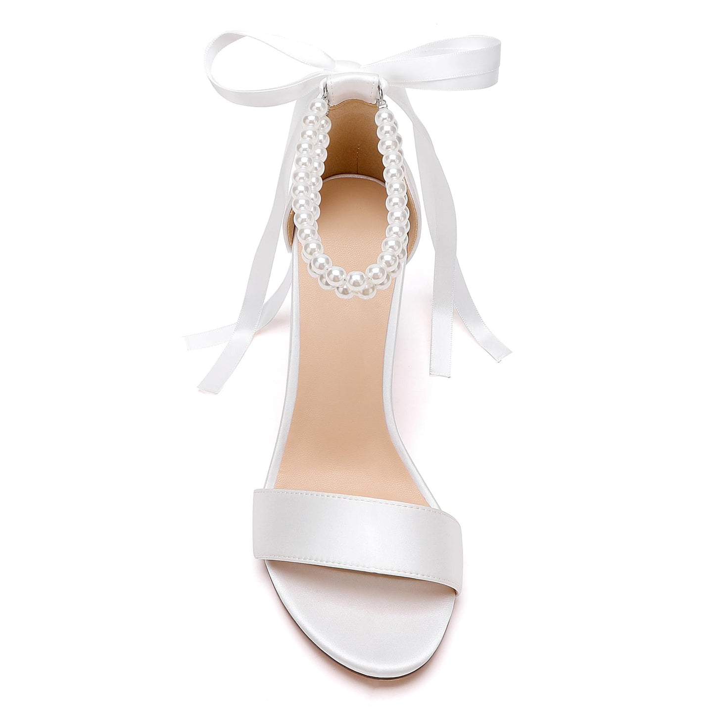 Pearl Wedding Shoes for Bride High Heels