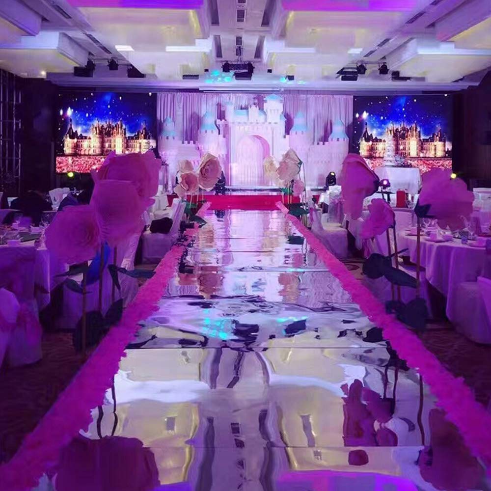 Silver/Gold Mirror Effect Aisle Runner