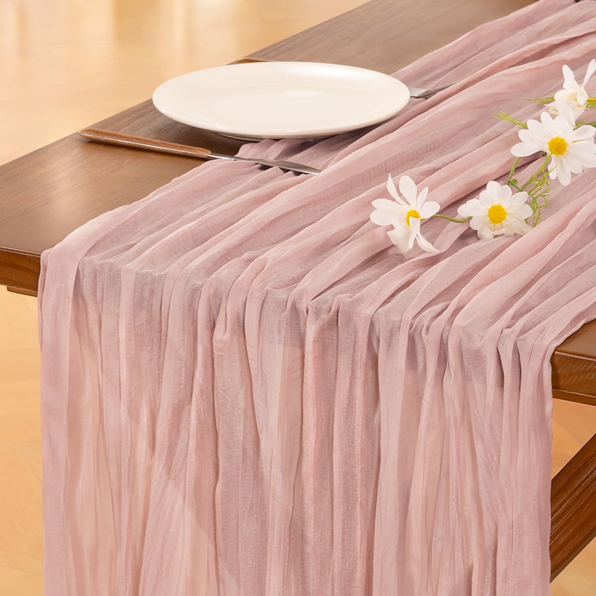Cheesecloth Table Runner