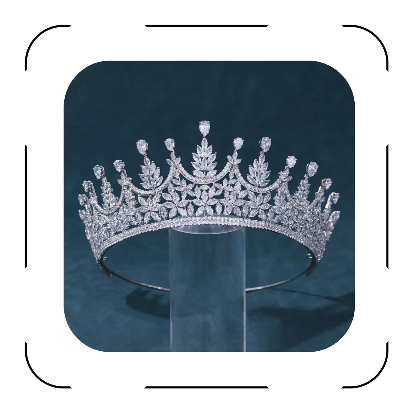 CZ Wedding Tiara