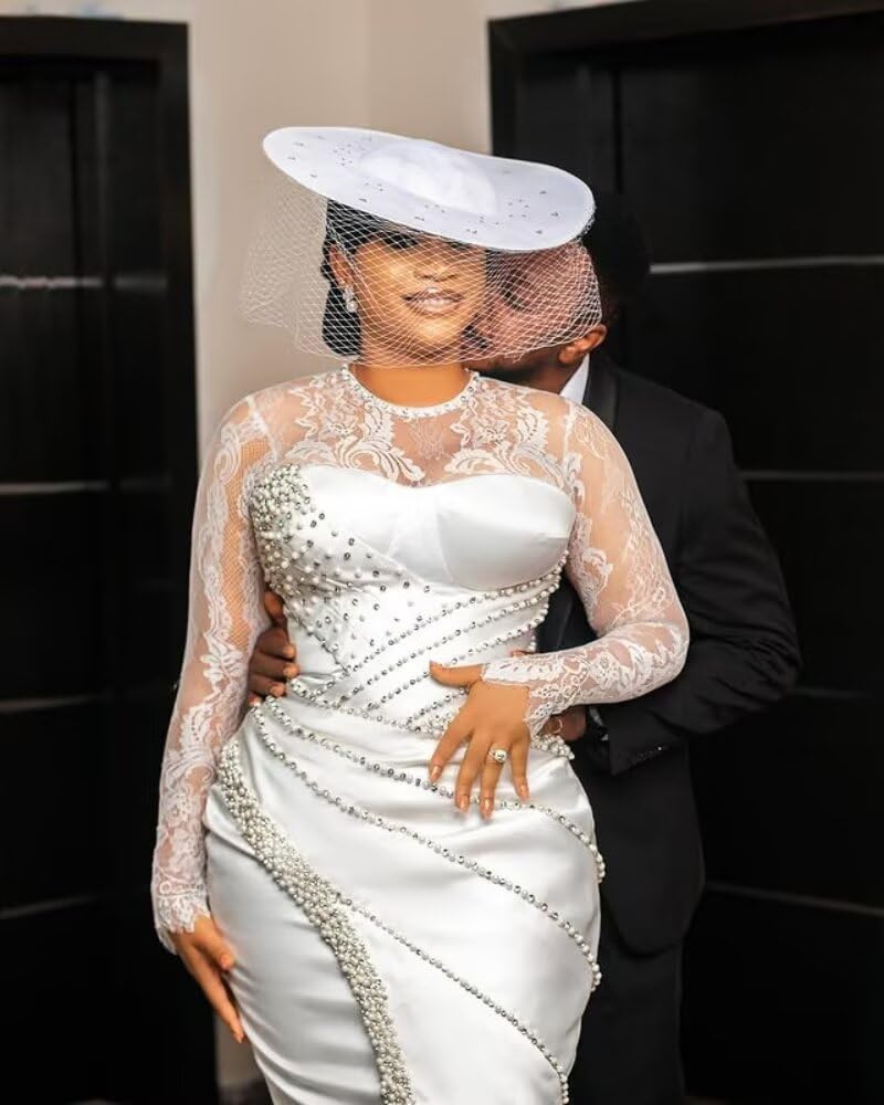 Civil Long Sleeve Wedding Dress