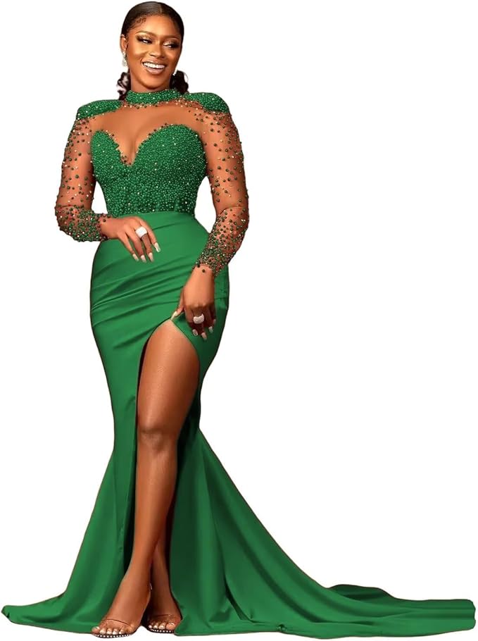 Beaded Mermaid Evening Dresses