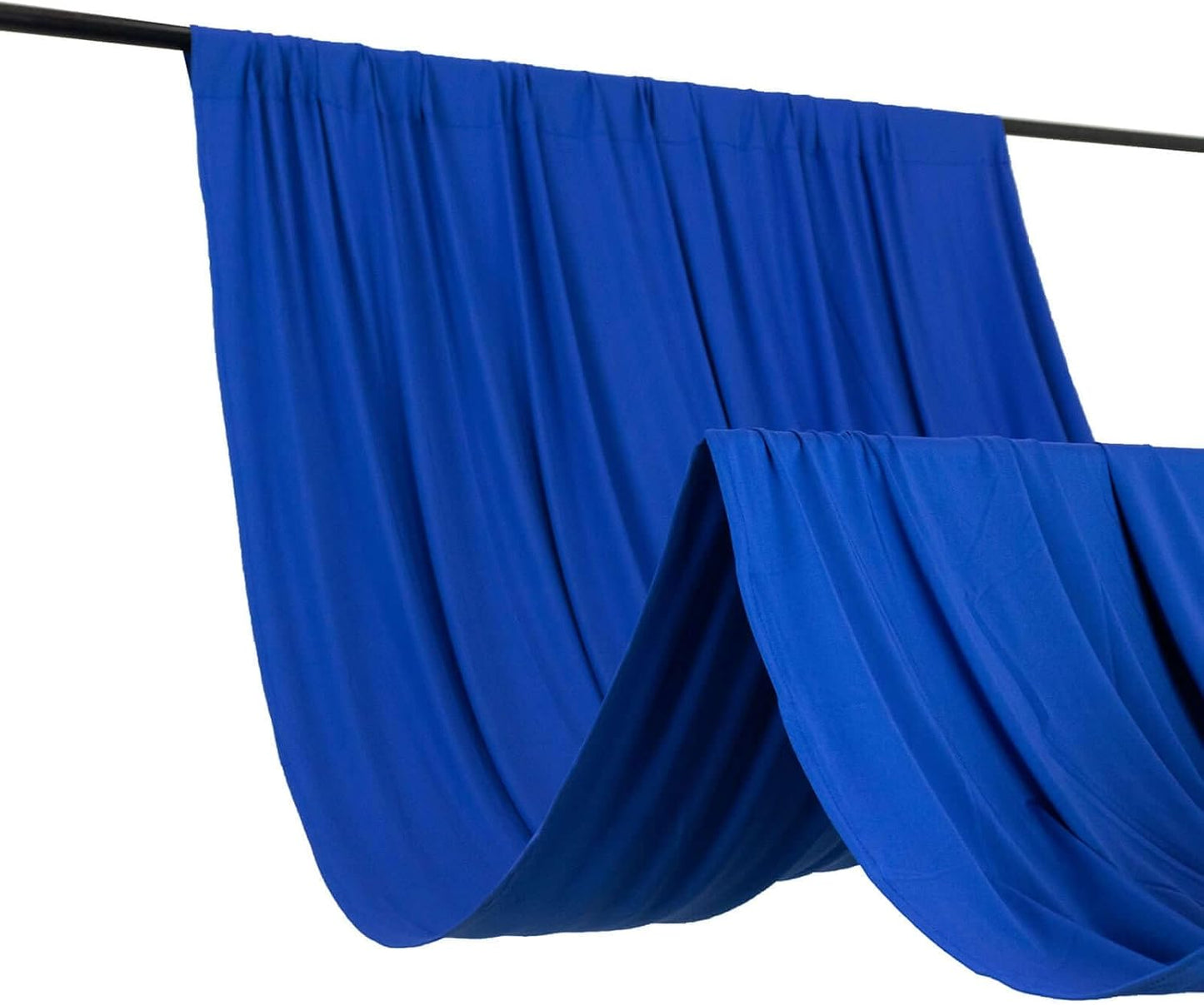 4-Way Stretch Spandex Drapery Panel with Rod Pockets