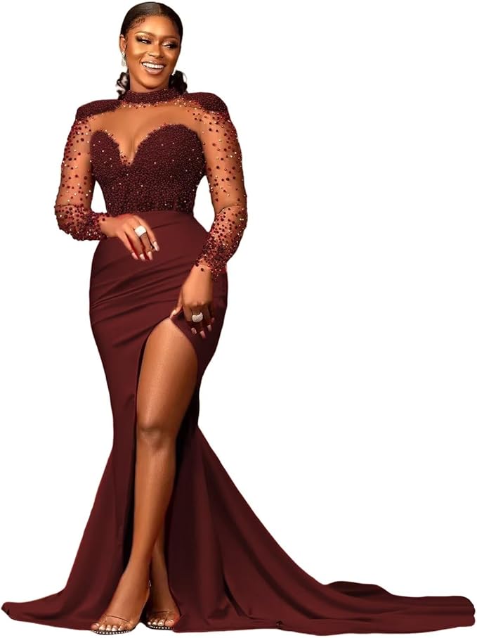 Beaded Mermaid Evening Dresses