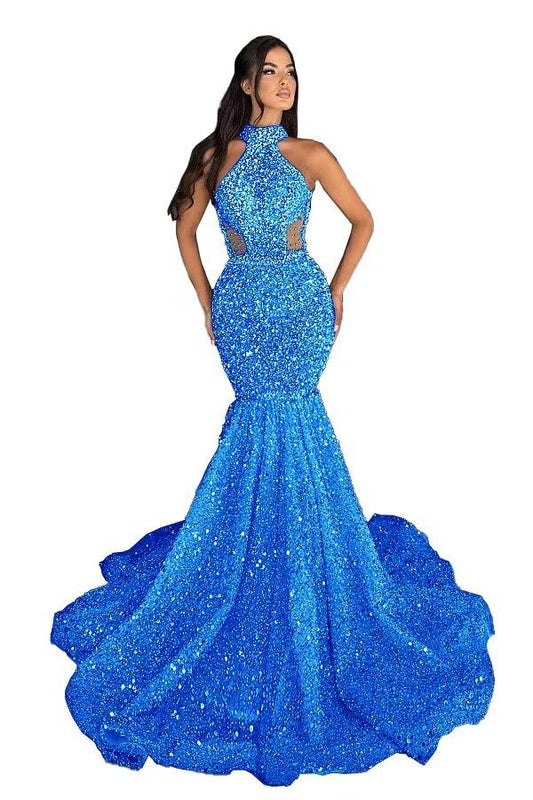 Sequin Beaded Mermaid Prom Dresses