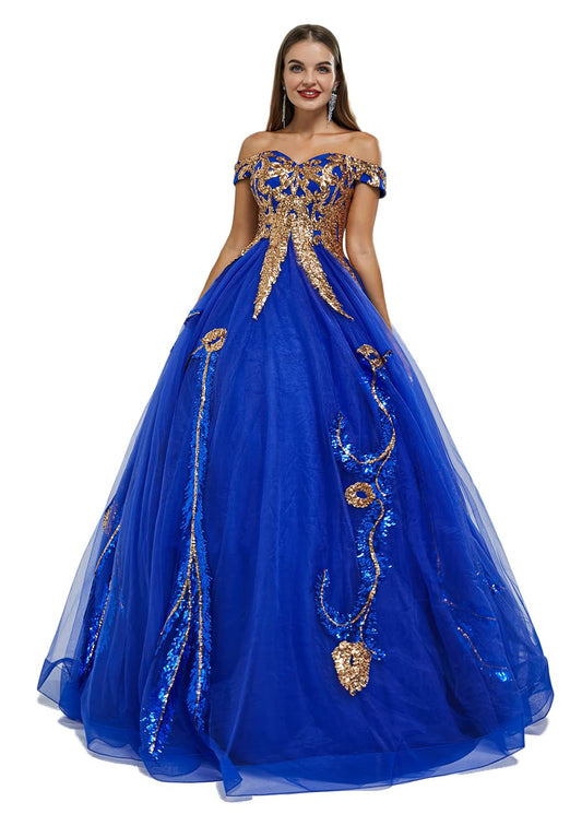 Sparkly Ball Gown Prom Dress  Quinceanera Dress