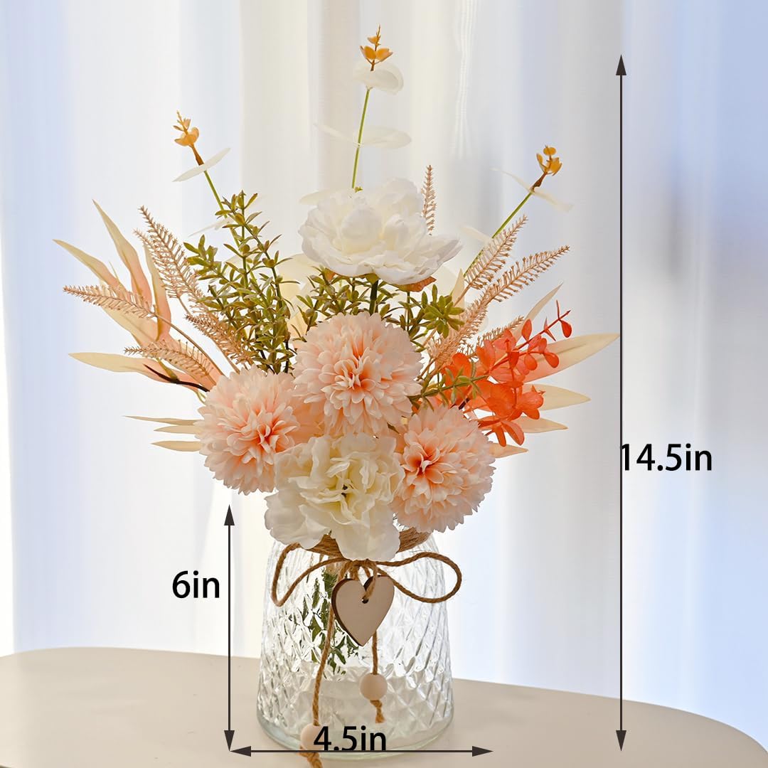 Mason Jar with Artificial Flowers