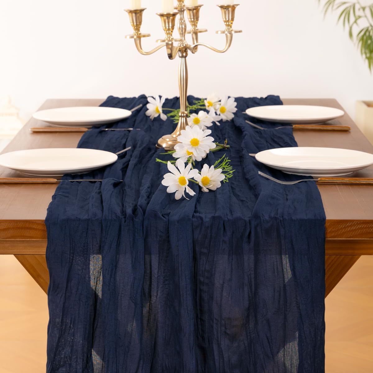 Cheesecloth Table Runner